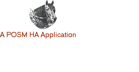 A POSM HA Application